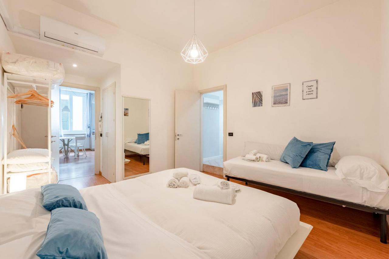 Mazzini 12 Very Central Apartment With Private Garage, Air Conditioning, Wifi, Just 50 Meters From The Beach Rapallo Exterior foto