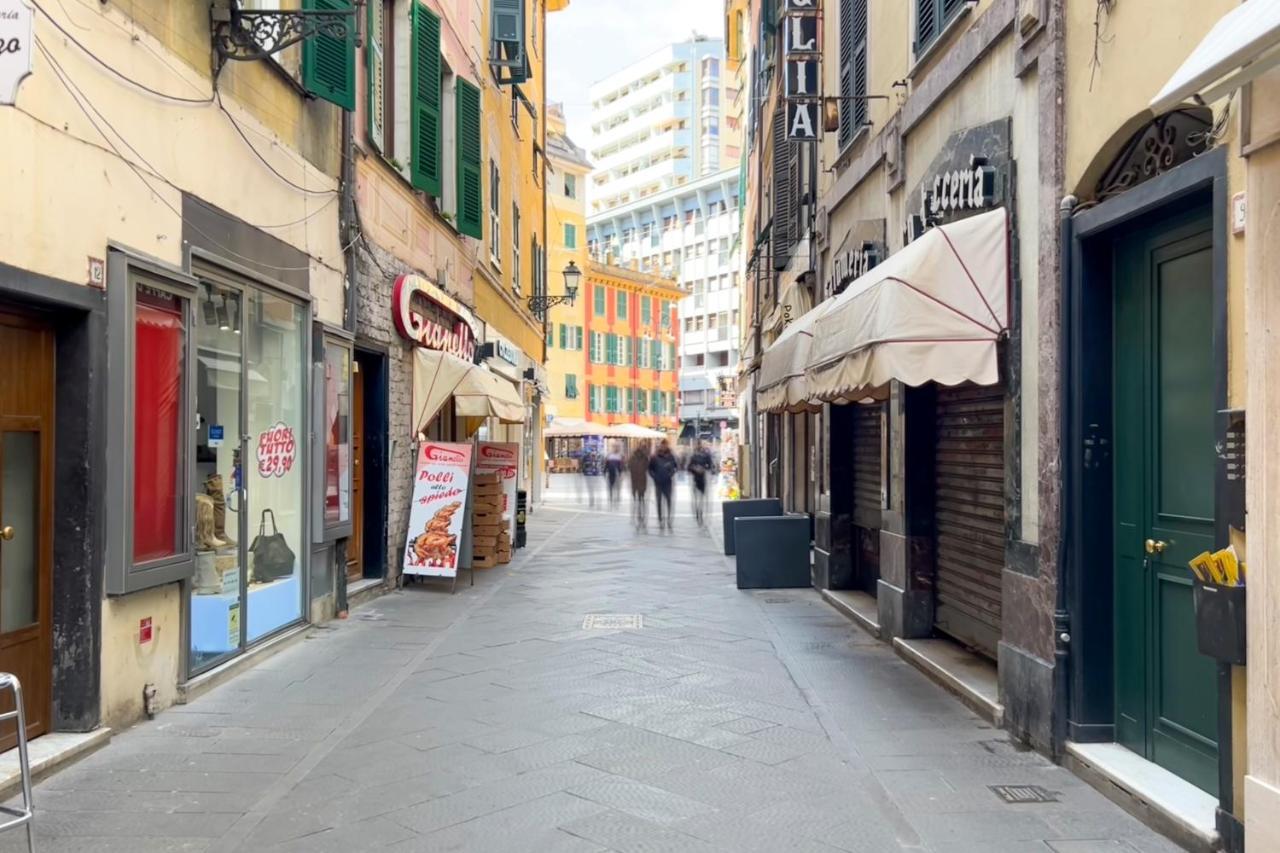 Mazzini 12 Very Central Apartment With Private Garage, Air Conditioning, Wifi, Just 50 Meters From The Beach Rapallo Exterior foto