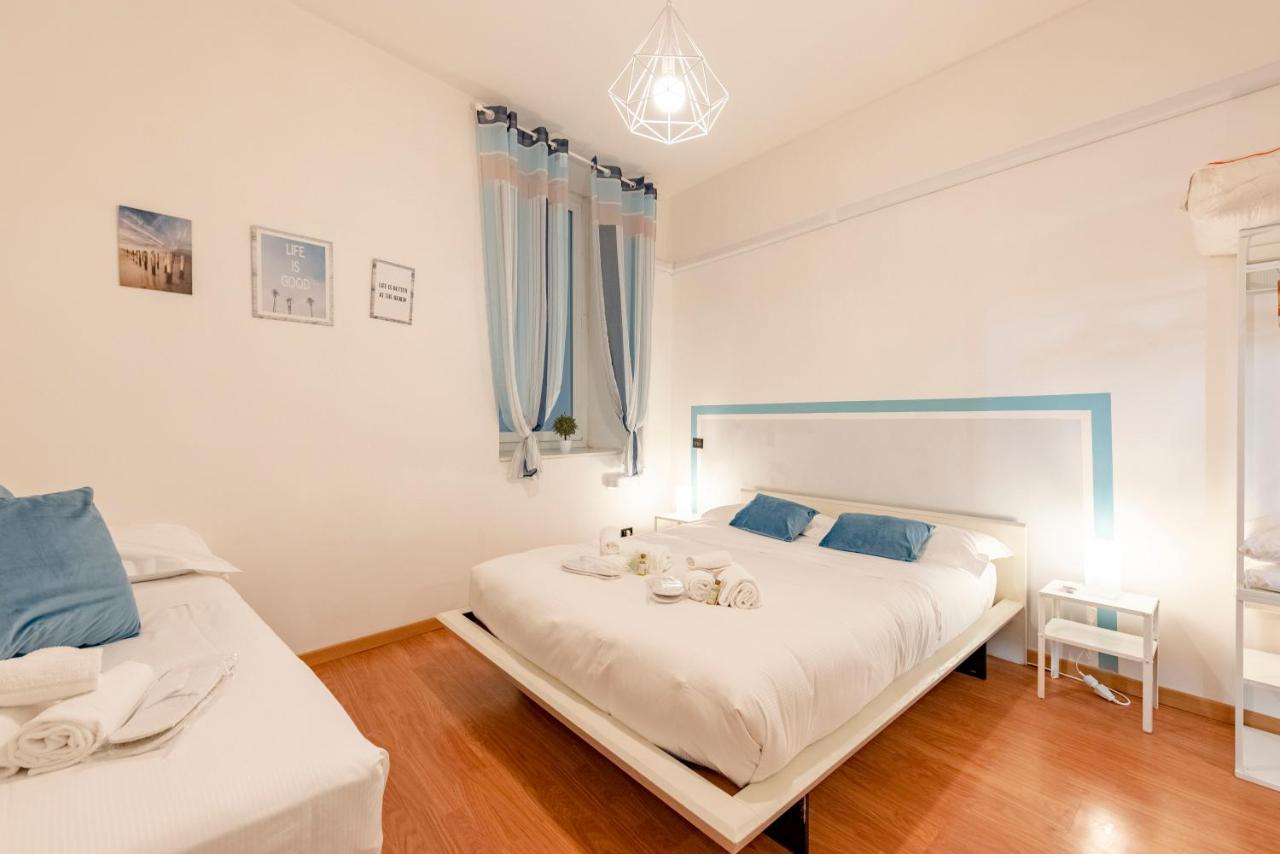 Mazzini 12 Very Central Apartment With Private Garage, Air Conditioning, Wifi, Just 50 Meters From The Beach Rapallo Exterior foto